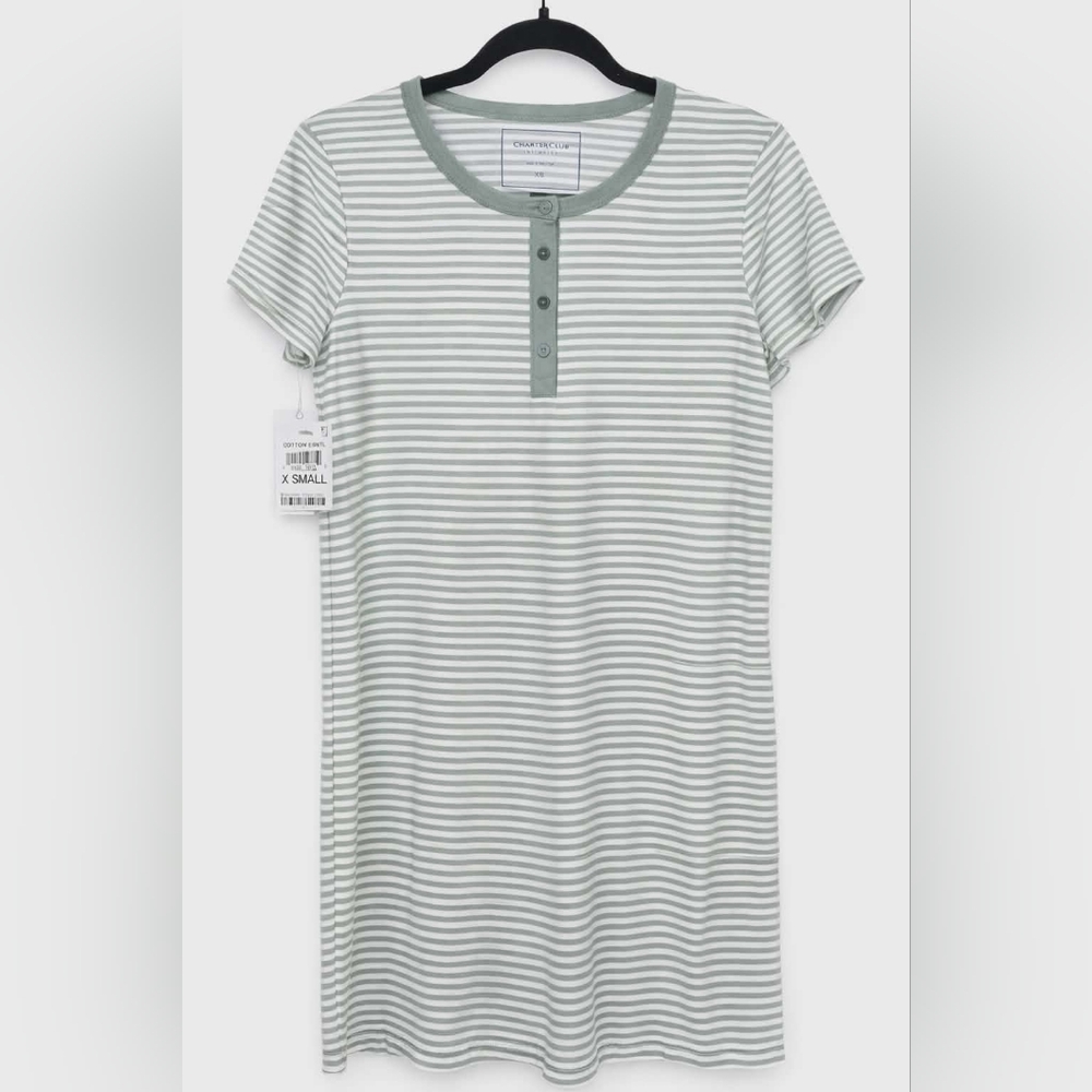 NWT Charter Club Cotton Nightgown